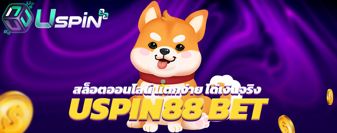 USPIN88 BET สล็อตออนไลน์ แตกง่าย ได้เงินจริง 